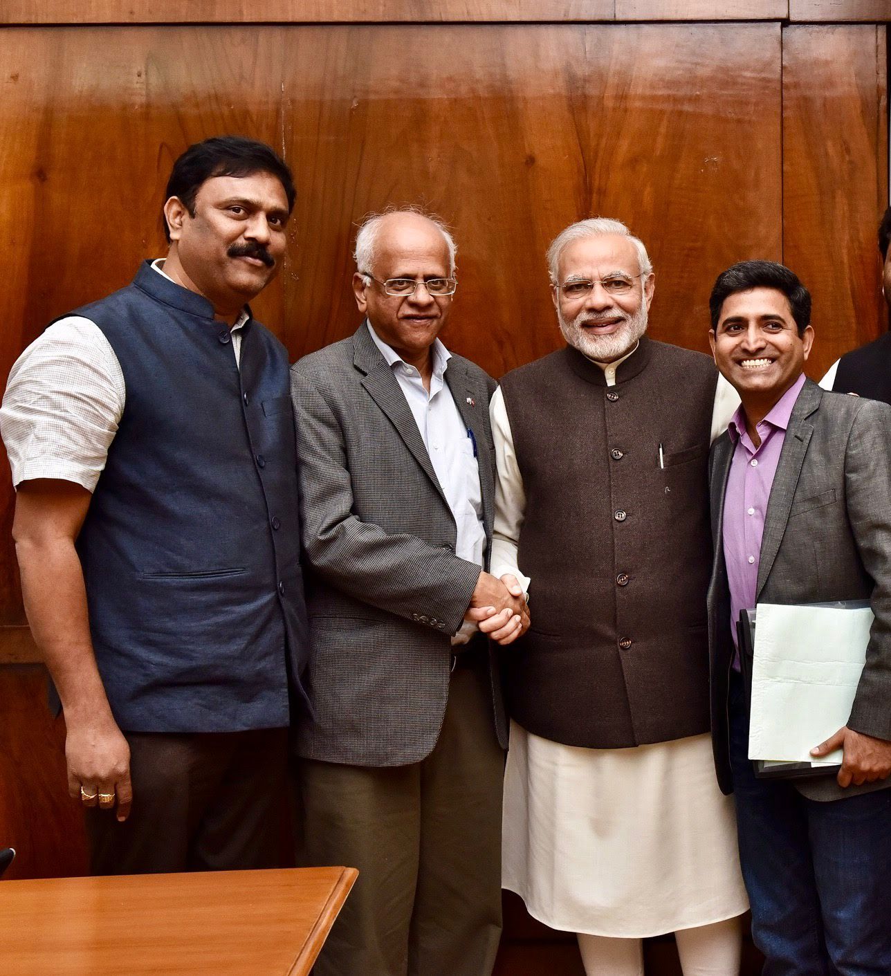 With Hon'ble Prime Minister Shri Narendra Modi and senior leaders