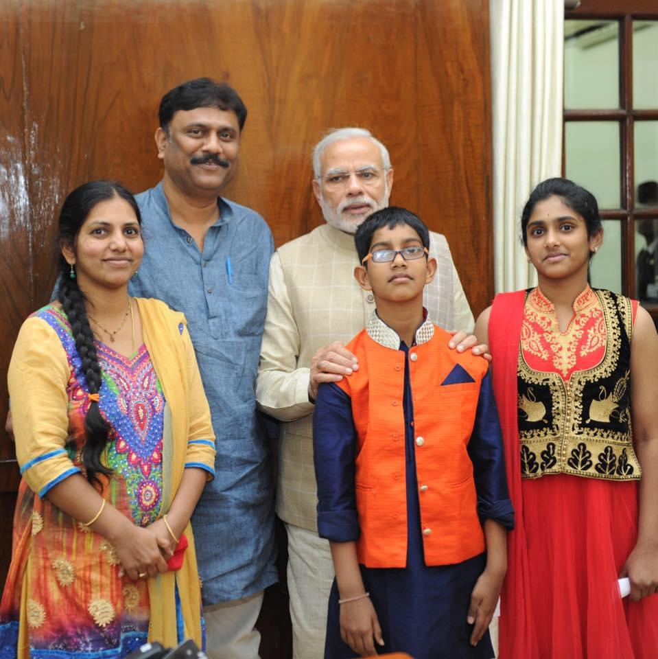 Family meeting with Hon'ble Prime Minister Shri Narendra Modi